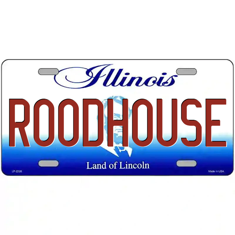 Roodhouse Illinois Metal Sign