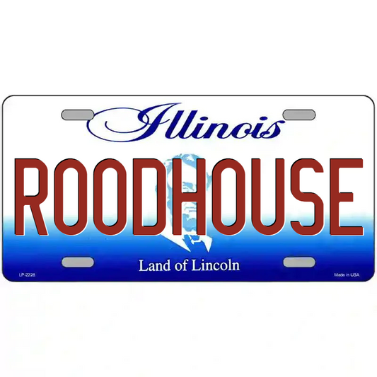 Roodhouse Illinois Metal Sign