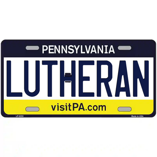 Luterhan Pennsylvania Metal Sign