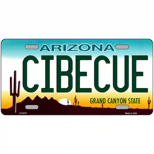 Cibecue Arizona Metal Sign