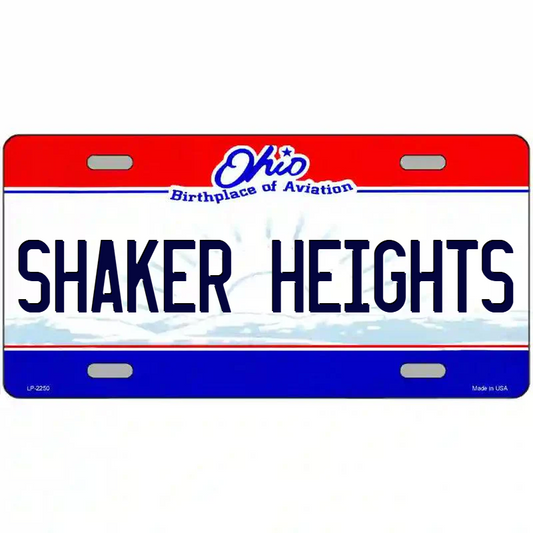 Shaker Heights Ohio Metal Sign