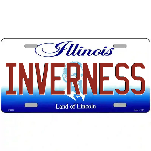 Inverness Illinois Metal Sign