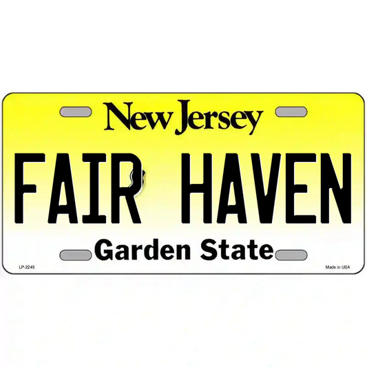 Fair Haven New Jersey Metal Sign