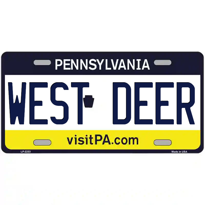 West Deer Pennsylvania Metal Sign