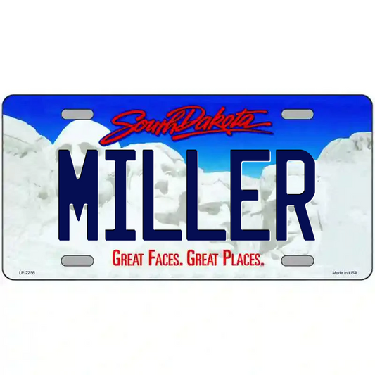Miller South Dakota Metal Sign