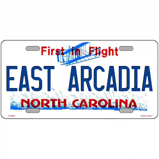 East Acadia North Carolina Metal Sign