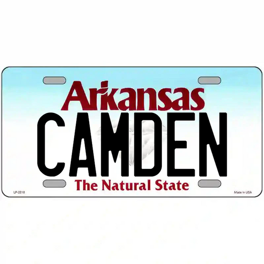 Camden Arkansas Metal Sign
