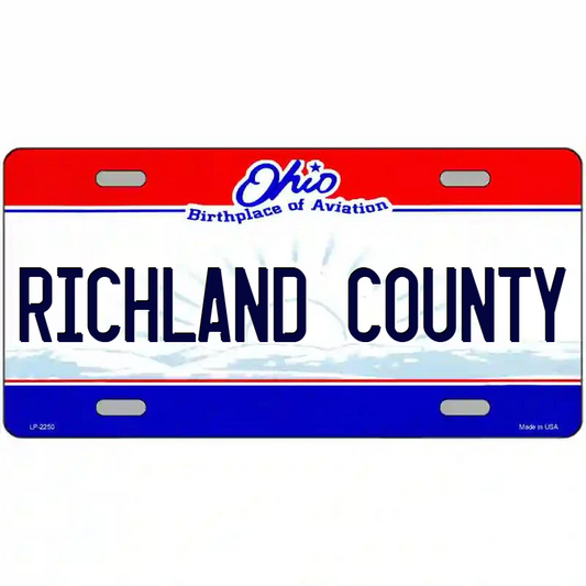Richland County Ohio Metal Sign