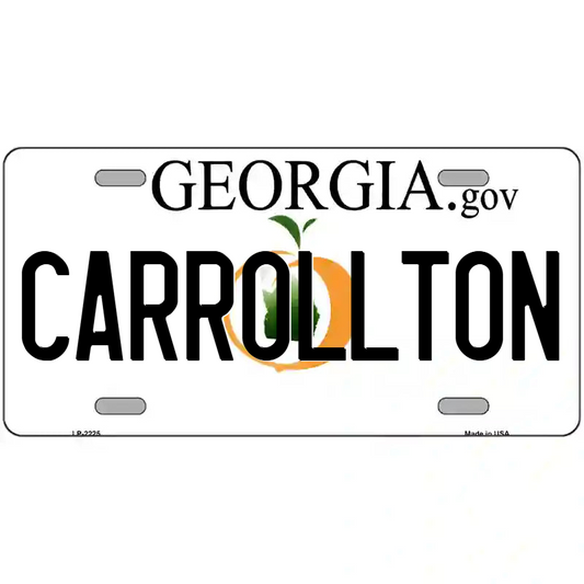 Carrollton Georgia Metal Sign
