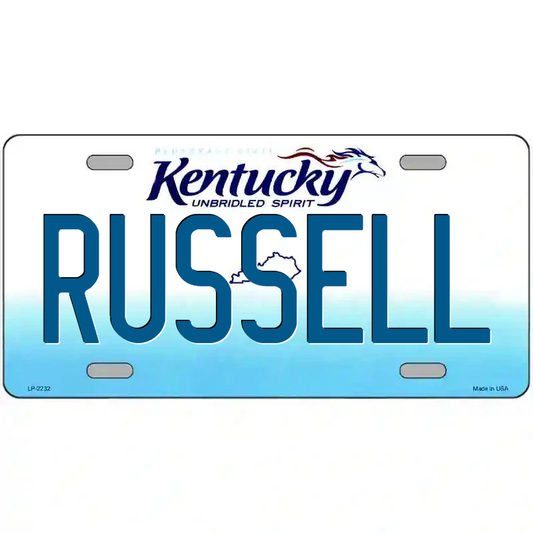 Russell Kentucky Metal Sign