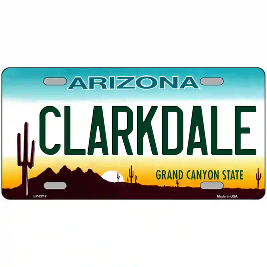 Clarkdale Arizona Metal Sign