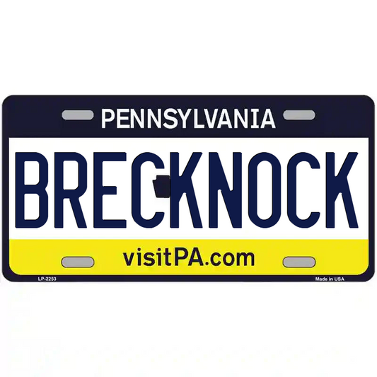 Brecknock Pennsylvania Metal Sign