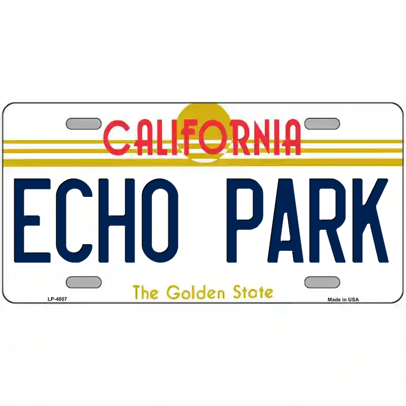 Echo Park California Metal Sign
