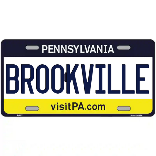 Brookville Pennsylvania Metal Sign