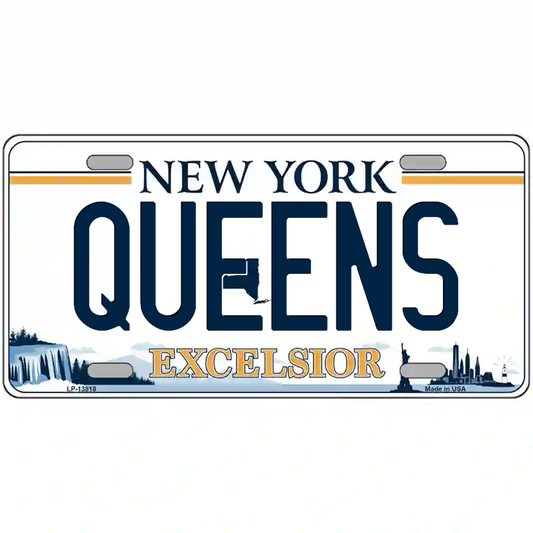 Queens New York Excelsior Metal Sign