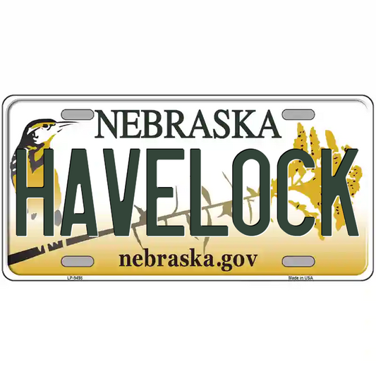 Havelock Nebraska Metal Sign