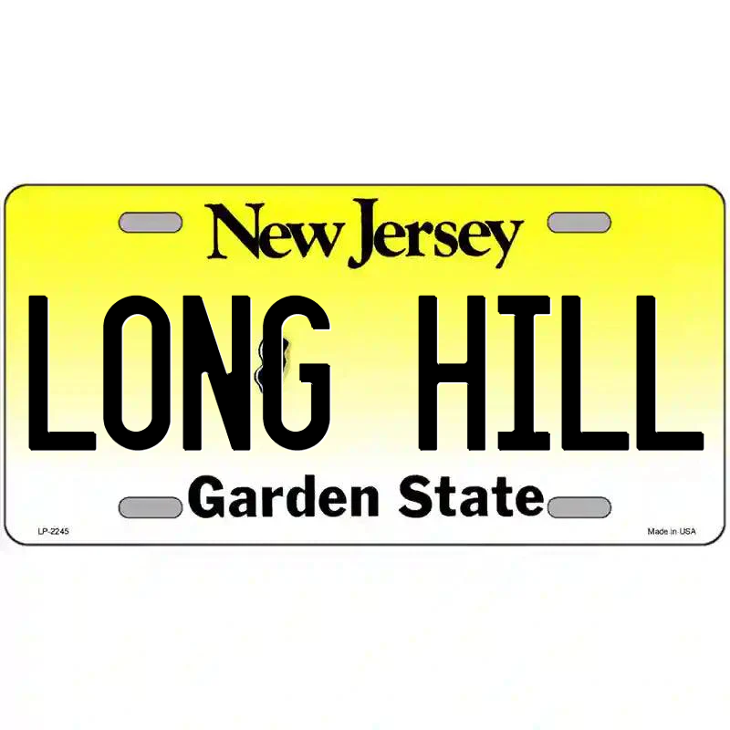Long Hill New Jersey Metal Sign