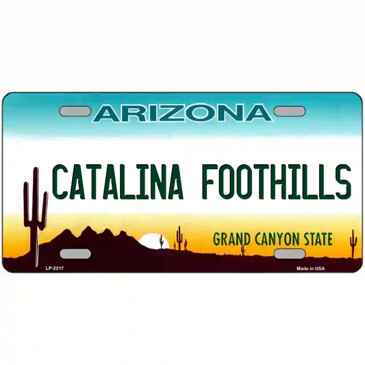 Catalina Foothills Arizona Metal Sign