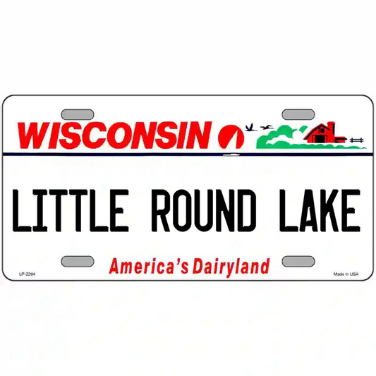 Little Round Lake Wisconsin Metal Sign