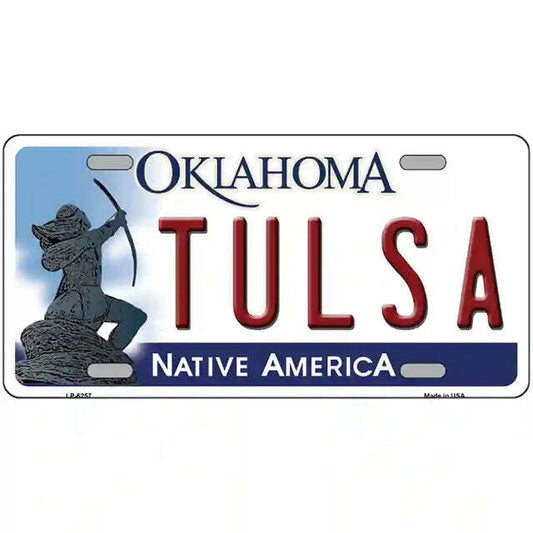 Tulsa Oklahoma Metal Sign