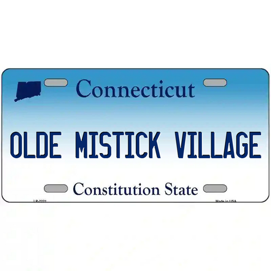 Olde Mistick Village Connecticut Metal Sign