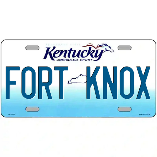 Fort Knox Kentucky Metal Sign