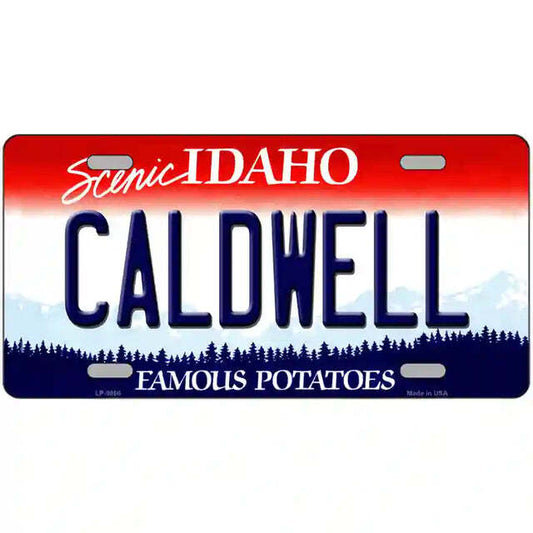 Caldwell Idaho Metal Sign