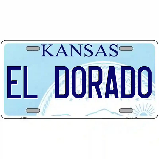 El Dorado Kansas Metal Sign