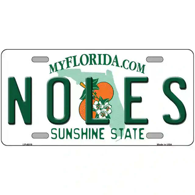 Noles Florida Metal Sign