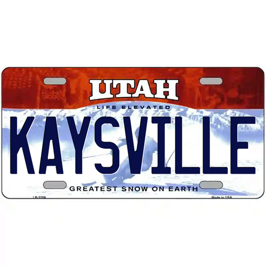 Kaysville Utah Metal Sign