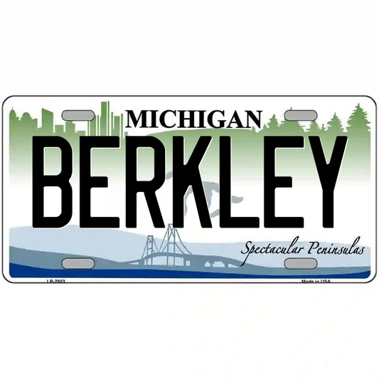 Berkley Michigan Metal Sign
