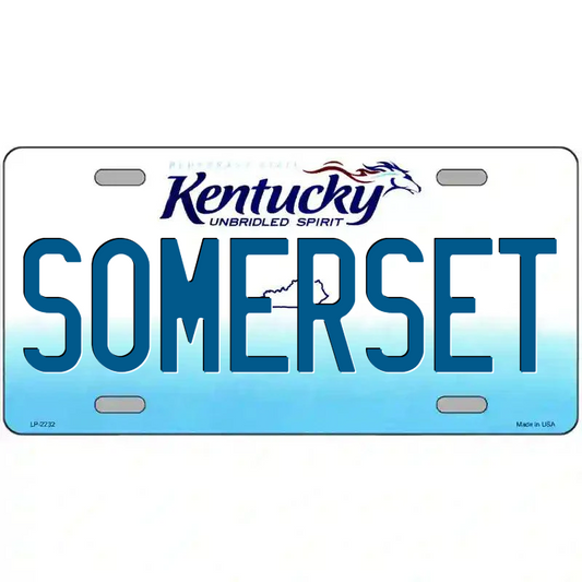 Somerset Kentucky Metal Sign