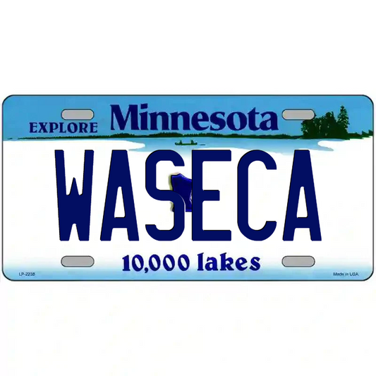 Waseca Minnesota Metal Sign