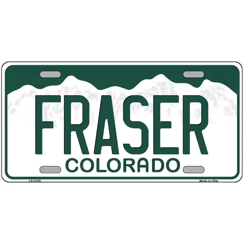Fraser Colorado Metal Sign