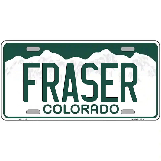 Fraser Colorado Metal Sign