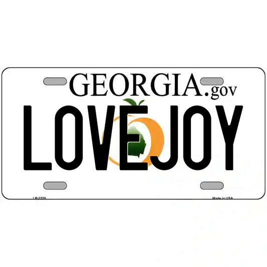 Lovejoy Georgia Metal Sign