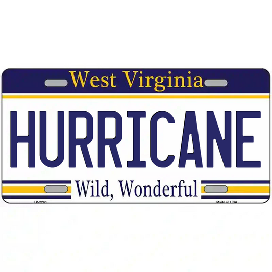 Hurricane West Virginia Metal Sign
