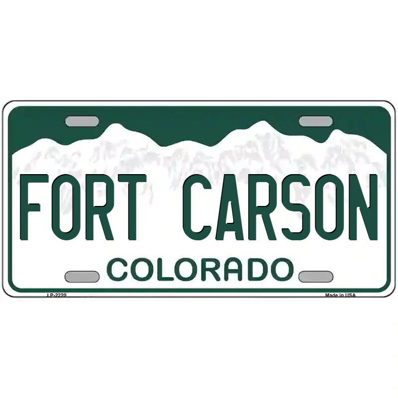Fort Carson Colorado Metal Sign