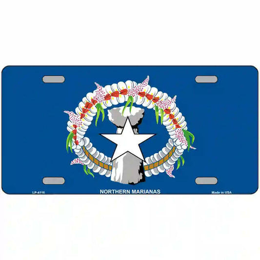 Northern Marianas Flag Metal Sign
