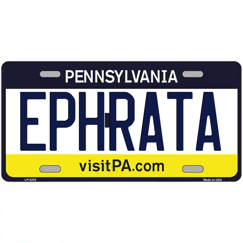Ephrata Pennsylvania Metal Sign