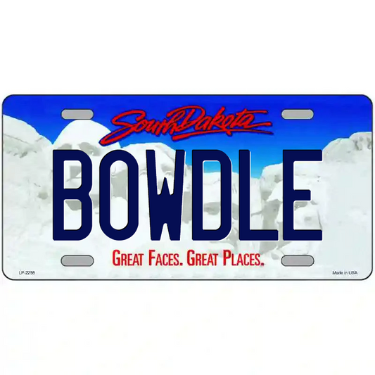 Bowdle South Dakota Metal Sign