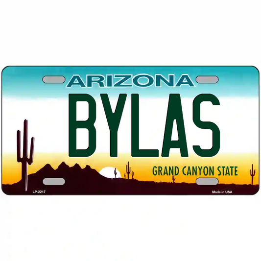 Bylas Arizona Metal Sign