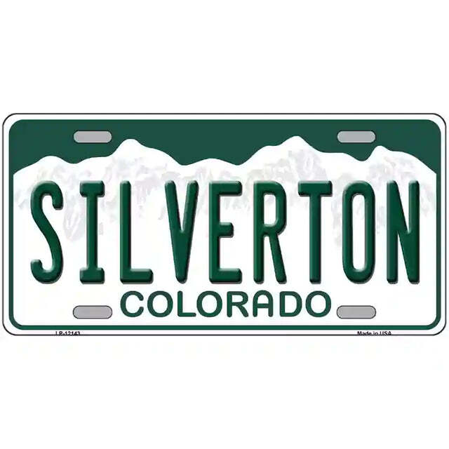 Silverton Colorado Metal Sign