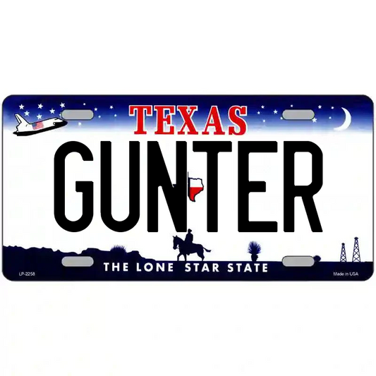 Gunter Texas Metal Sign