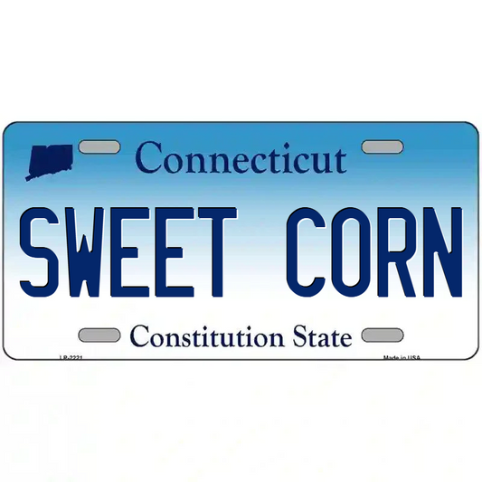 Sweet Corn Connecticut Metal Sign