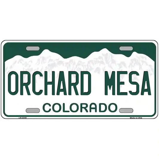 Orchard Mesa Colorado Metal Sign