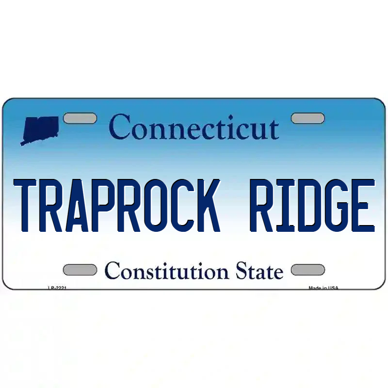 Traprock Ridge Connecticut Metal Sign