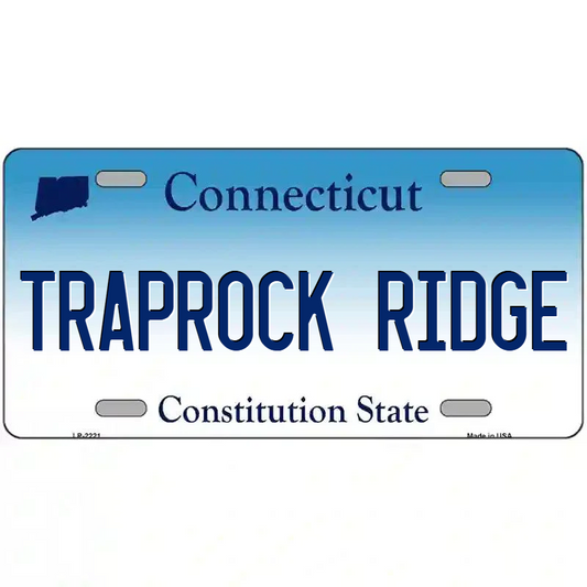 Traprock Ridge Connecticut Metal Sign