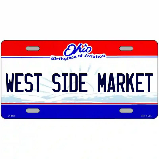 West Side Market Ohio Metal Sign