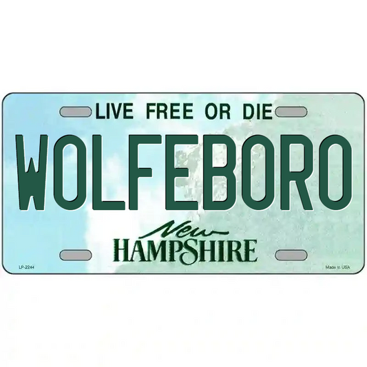 Wolfeboro New Hampshire Metal Sign